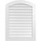 Ekena Millwork Arch Top Surface Mount PVC Gable Vent: Functional, w/ 3-1/2"W x 1"P Standard Frame, 30"W x 40"H GVPAR30X4001SF - alternate 1